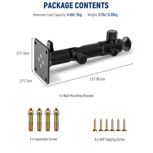 니워 Neewer Ball Head Wall Mount