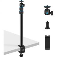 Neewer TL283 Extendable Desk Mount with Ball Head (Black/Blue)