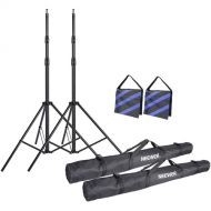 Neewer 3M Light Stands with Sandbags (10', Set of 2)