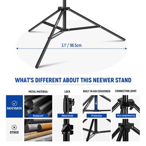 니워 Neewer Air-Cushioned Light Stand (8.5')