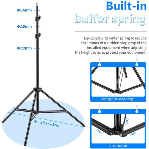 니워 Neewer ST-190 Photography Light Stand (6.2')