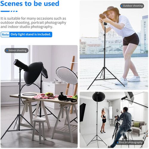 니워 Neewer ST-190 Photography Light Stand (6.2')