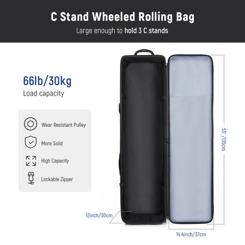 니워 Neewer C Stand Wheeled Rolling Bag