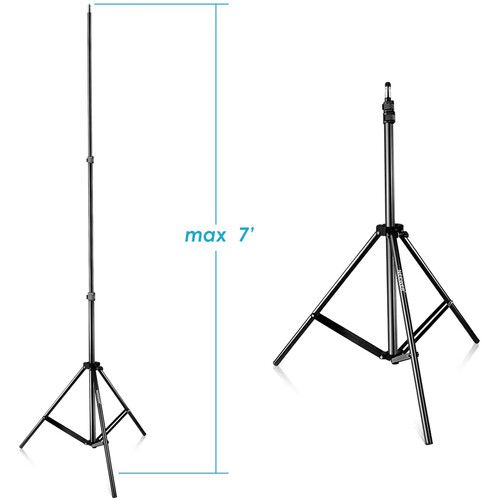 니워 Neewer Photography Light Stand Kit (7', 2-Pack)