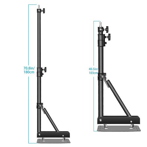 니워 Neewer Wall-Mounting Boom Arm (5.9', Black)