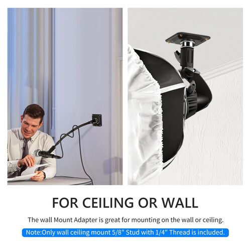 니워 Neewer Square Ceiling Mounts with 5/8