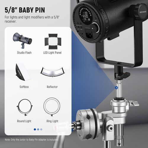 니워 Neewer UA027 Junior to Baby Pin Adapter