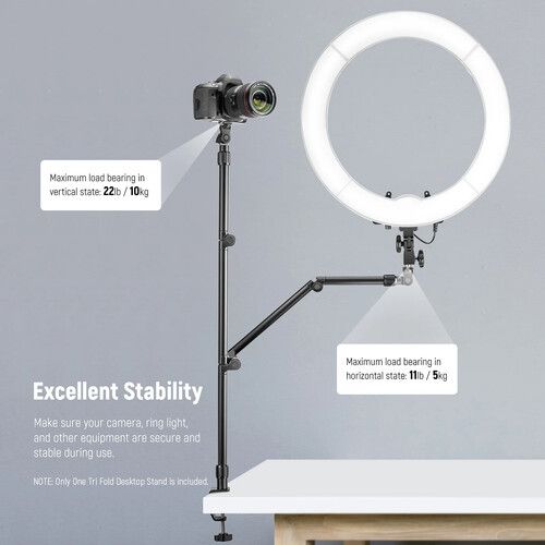 니워 Neewer C-Clamp Webcam Stand Camera Mount