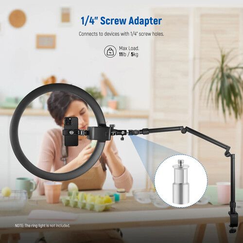 니워 Neewer C-Clamp Webcam Stand Camera Mount