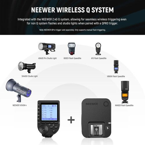 니워 Neewer QR Wireless Flash Receiver