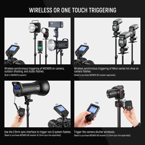 니워 Neewer QPRO-N TTL Wireless Trigger for Nikon