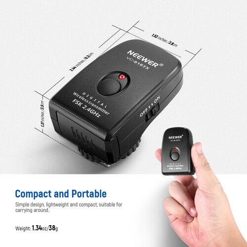 니워 Neewer VC-816TX Wireless Trigger for Vision4 & ML300 Monolights