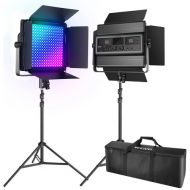 Neewer RGB1200 RGB LED Light Panel (2-Light Kit)