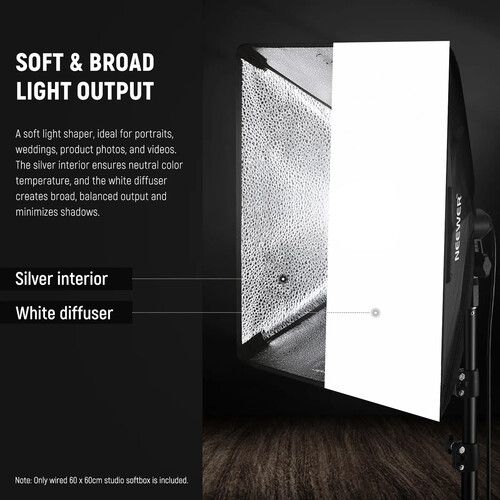 니워 Neewer Wired Studio Softbox (24 x 24