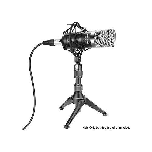 니워 Neewer Mini Desktop Microphone Tripod Stand (Mic Stand)