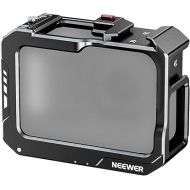 NEEWER Metal Video Rig Cage for GoPro Hero 12 11 10 9, Compatible with SmallRig DJI Quick Release Adapter Mount & Max Lens Mod, Cold Shoes for Light Mod & Mic, Removable Battery Door, AC007