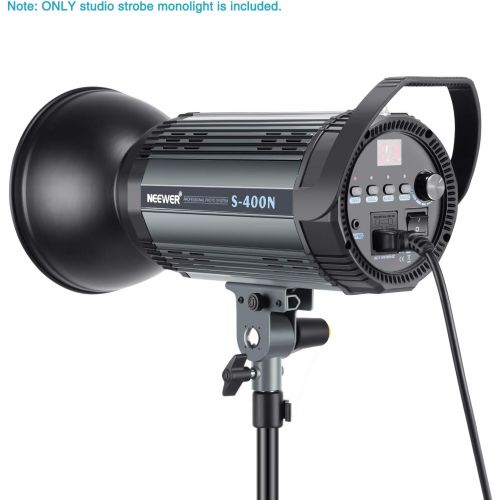 니워 [아마존 핫딜]  [아마존핫딜]Neewer Professional Studio Flash Strobe Light Monolight - 400W GN.60 5600K with Modeling Lamp, Aluminum Alloy Construction for Indoor Studio Location Model Photography and Portrait