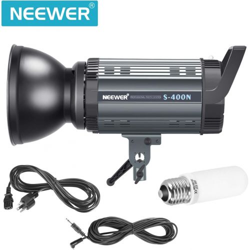 니워 [아마존 핫딜]  [아마존핫딜]Neewer Professional Studio Flash Strobe Light Monolight - 400W GN.60 5600K with Modeling Lamp, Aluminum Alloy Construction for Indoor Studio Location Model Photography and Portrait