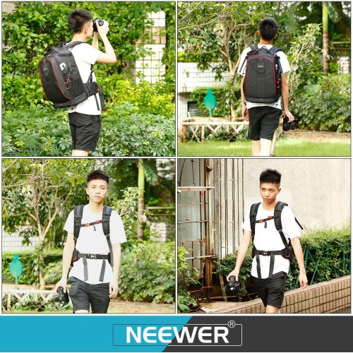 니워 [아마존 핫딜]  [아마존핫딜]Neewer Pro Camera Case Waterproof Shockproof Adjustable Padded Camera Backpack Bag with Anti-theft Combination Lock for DSLR,DJI Phantom 1 2 3 Professional Drone Tripods Flash Lens