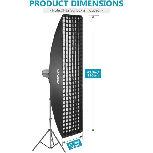 니워 [아마존 핫딜]  [아마존핫딜]Neewer 8 x 36 inches/20 x 90 centimeters Rectangular Softbox with Bowens Mount Speedring,Soft Diffuser and Bag for Speedlite Studio Flash Monolight,Portrait and Product Photography