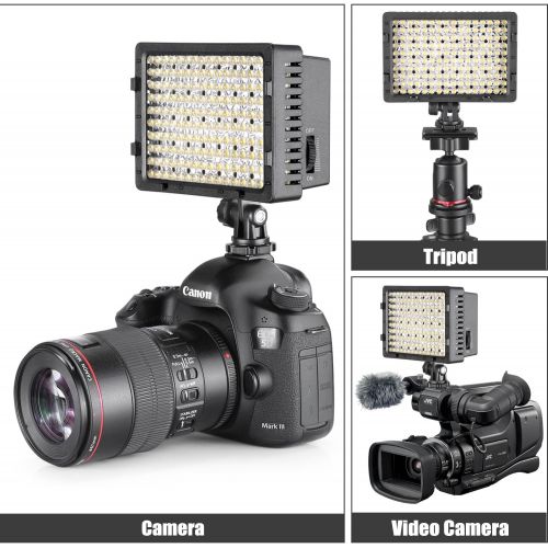 니워 [아마존 핫딜]  [아마존핫딜]Neewer 2x160 LED Dimmable Ultra High Power Panel Lighting Kit for Digital Camera Camcorder Includes: (2)CN-160 Light, (2)5.9x6.7 inches Softbox, (2)Battery Replacement, (2)6 feet L