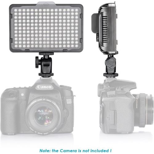 니워 [아마존 핫딜] [아마존핫딜]Neewer on Camera Video Light Photo Dimmable 176 LED Panel with 1/4 Thread for Canon, Nikon, Sony and Other DSLR Cameras, 5600K (Battery Not Included)