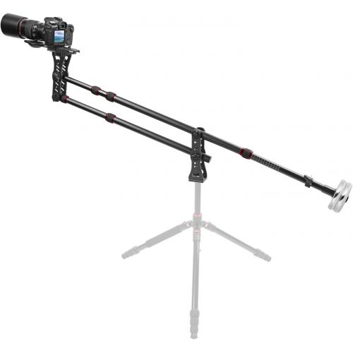 니워 [아마존 핫딜] [아마존핫딜]Neewer 70 inches/177 Centimeters Aluminum Alloy Jib Arm Camera Crane with 1/4 and 3/8-inch Quick Shoe Plate, Counter Weight for DSLR Video Cameras，Load up to 8 kilograms/17.6 pound