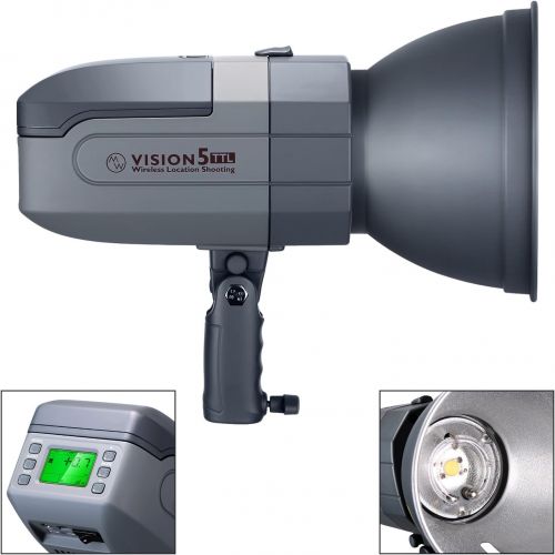 니워 [아마존 핫딜] Neewer Vision5 400W TTL for Canon HSS Outdoor Studio Flash Strobe with 2.4G System and Wireless Trigger, Lithium Battery (up to 500 Full Power Flashes), German Engineered, 3.96 Pou