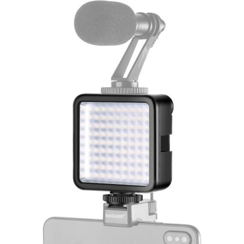 니워 [아마존베스트]Neewer Ultra Bright Mini LED Video Light - 81 Dimmable High Power LED Panel Video Light Compatible with DJI Ronin-S OSMO Mobile 2 Zhiyun WEEBILL Smooth 4 Gimbal Canon Nikon Sony DS