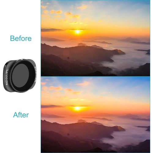 니워 [아마존베스트]Neewer DJI MAVIC FILTER KIT 3 PIECES PRO - ND4+ND8+ND16 카메라 드론 부품