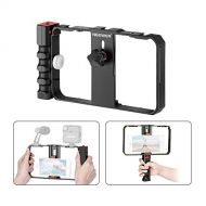 Neewer Smartphone Camera Stabilizer Video Rig, Filmmaking Case, Phone Video Stabilizer Grip Tripod Mount for Videomaker Film-Maker Video-grapher for iPhone 11 11 Pro 11 Pro Max X X