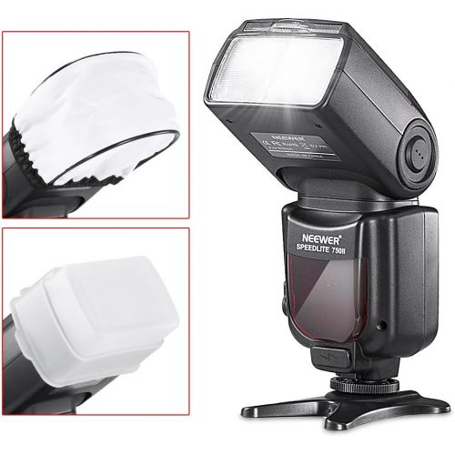 니워 Neewer PRO i-TTL Camera Flash Kit Compatible with Nikon DSLR D7100 D7000 D5300 D5200 D5100 D5000 D3200 D3100 D3300 D90 D800 D700 Camera: VK750II Auto-Focus Flash, Wireless Trigger