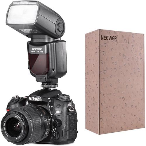 니워 Neewer PRO i-TTL Camera Flash Kit Compatible with Nikon DSLR D7100 D7000 D5300 D5200 D5100 D5000 D3200 D3100 D3300 D90 D800 D700 Camera: VK750II Auto-Focus Flash, Wireless Trigger