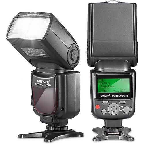 니워 Neewer PRO i-TTL Camera Flash Kit Compatible with Nikon DSLR D7100 D7000 D5300 D5200 D5100 D5000 D3200 D3100 D3300 D90 D800 D700 Camera: VK750II Auto-Focus Flash, Wireless Trigger