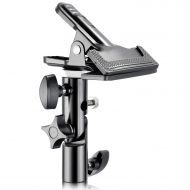 Neewer Photo Studio Heavy Duty Metal Clamp Holder with 5/8 Light Stand Attachment for Reflector