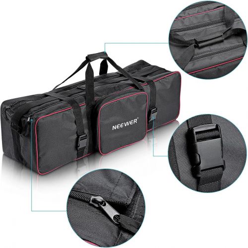 니워 Neewer 39x10x10/100x25x25cm Photo Video Studio Kit Carrying Bag with Extra Side Pocket for Light Stands, Boom Stands, Umbrellas