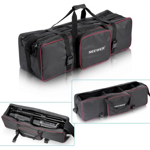 니워 Neewer 39x10x10/100x25x25cm Photo Video Studio Kit Carrying Bag with Extra Side Pocket for Light Stands, Boom Stands, Umbrellas