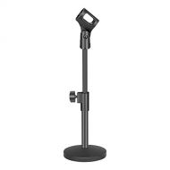 Neewer Stable Desktop Mic Stand with Black Iron Base, Mic Clip and 5/8 Male to 3/8 Female Screw for Blue Yeti Snowball Spark & Other Microphone