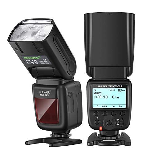 니워 Neewer NW625 GN54 Speedlite Flash for Canon Nikon Panasonic Olympus Pentax Fujifilm DSLRs and Mirrorless Cameras and Sony with Mi Hot Shoe like a9 a7 a7II a7III a7R III a7RII a7SII