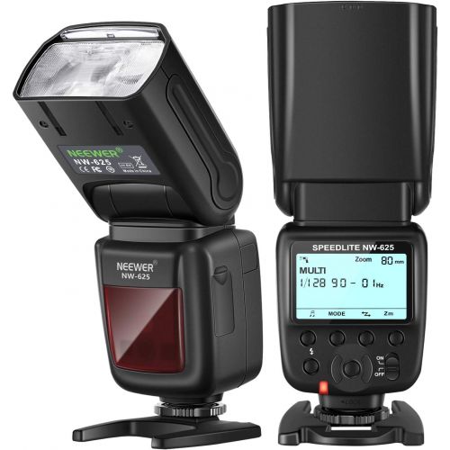 니워 Neewer NW625 GN54 Speedlite Flash for Canon Nikon Panasonic Olympus Pentax Fujifilm DSLRs and Mirrorless Cameras and Sony with Mi Hot Shoe like a9 a7 a7II a7III a7R III a7RII a7SII