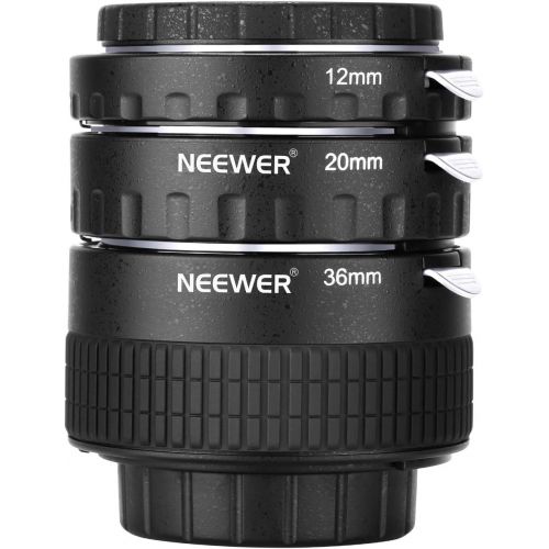 니워 Neewer AF Auto Focus Macro Extension Tube 10mm&16mm Compatible with Fujifilm X-Mount Mirrorless Camera X-T4 X-T3 X-T2 X-T1 X-T30 X-T20 X-T10 X-PRO3 X-PRO2 X-T200 X-T100 X-A10 X-A7