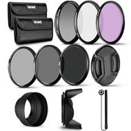 Neewer 55MM Professional UV CPL FLD Lens Filter and ND Neutral Density Filter(ND2, ND4, ND8) Accessory Kit for Sony A37 A55 A57 A65 A77 A100