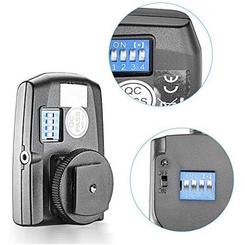 니워 Neewer 16 channels RT-16 Wireless Studio Flash Trigger, Compatible with Neewer S101-300W, S101-400W, S101-300W PRO, S101-400W PRO and Other Studio Lights