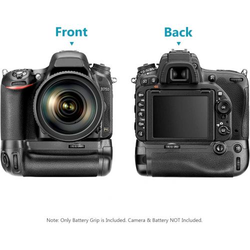 니워 Neewer Battery Grip Pack Replacement for Nikon MB-D16 compatible with EN-EL15 Battery for Nikon D750 DSLR Camera