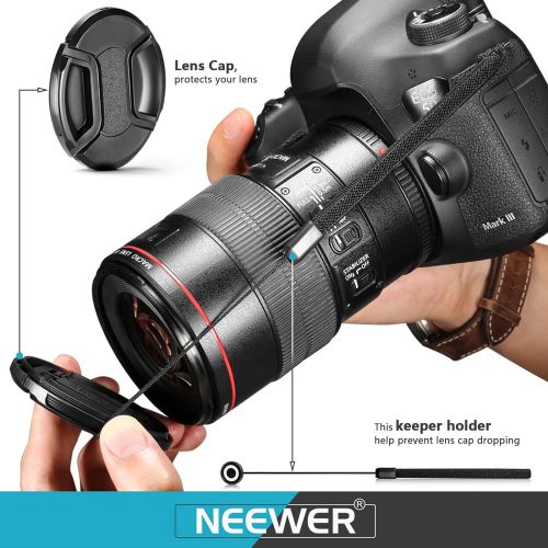 니워 Neewer 52MM Complete Lens Filter Accessory Kit for Lenses with 52MM Filter Size: UV CPL FLD Filter Set + Macro Close Up Set (+1 +2 +4 +10) + ND Filter Set (ND2 ND4 ND8) + Other Acc