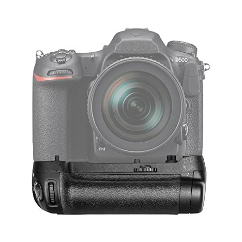 니워 Neewer Battery Grip (MB-D17 Replacement) Work with 1 Piece EN-EL15 Battery or 8 Pieces AA Batteries Compatible with Nikon D500 Camera