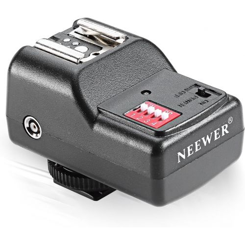 니워 Neewer 16 Channel Wireless Remote FM Flash Speedlite Radio Trigger with 2.5mm PC Receiver for Flash Units with Universal Hot Shoe