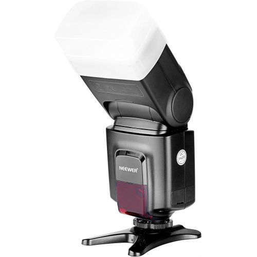 니워 Neewer TT560 Flash Speedlite with 12 Color Filters and Hard Diffuser Kit for Canon Nikon Panasonic Olympus Pentax and Other DSLR Cameras