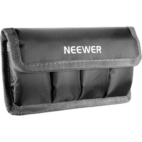 니워 Neewer DSLR Battery Bag/Holder/Case for AA Battery and lp-e6/ lp-e8/ lp-e10/ lp-e12/ en-el14/ en-el15/ fw50/ f550 and More, Suitable for Battery of Nikon D800, Canon 5DMKIII, Sony