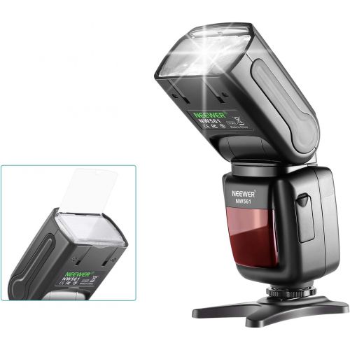 니워 Neewer NW561 Flash Speedlite Kit for Canon Nikon Panasonic Olympus Pentax Fijifilm and Sony with Mi Hot Shoe Cameras with 2.4G Wireless Trigger